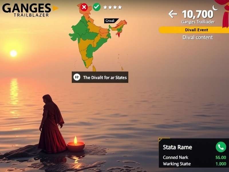 Map showing Ganges Trailblazer popularity across Indian states